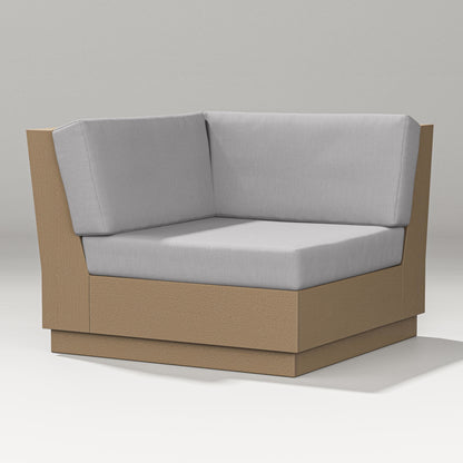 PW Designer Series Elevate Modular Corner Chair in Vintage Sahara / Granite