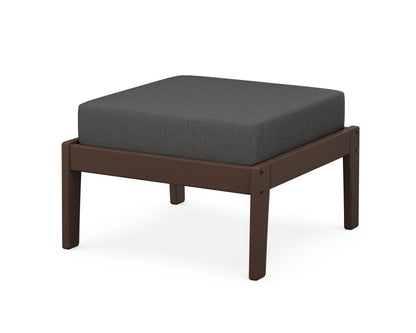 Unbranded Deep Seating Ottoman in Mahogany / Spectrum Carbon