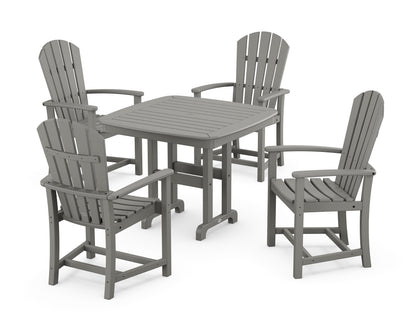 POLYWOOD® Palm Coast 5-Piece Dining Set in Slate Grey