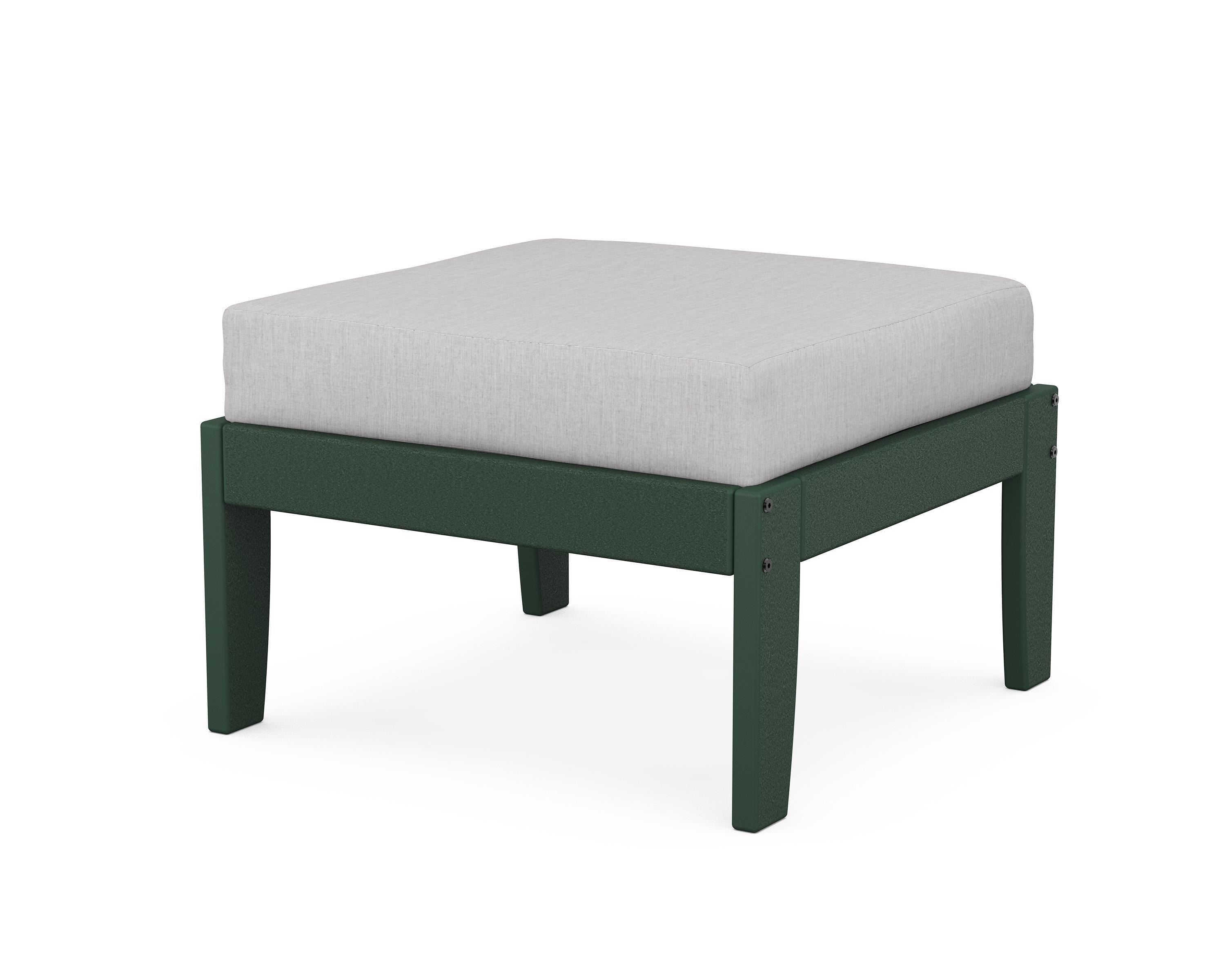 Unbranded Modular Ottoman - Classic in Green / Granite