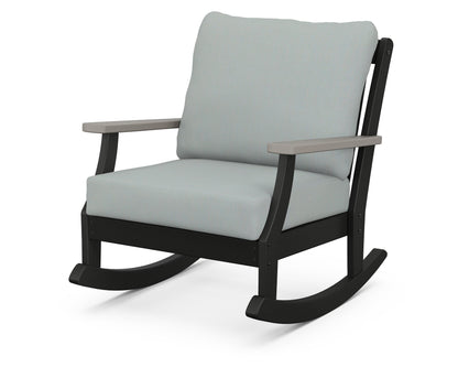 Braxton Deep Seating Rocking Chair - Black
