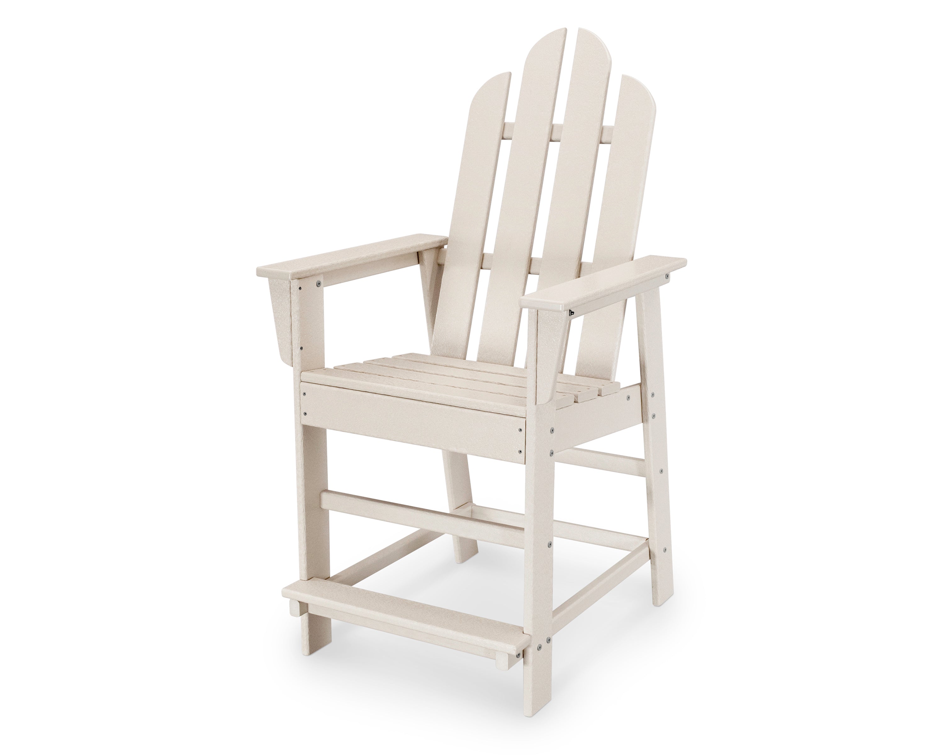 POLYWOOD® Long Island Counter Chair in Sand