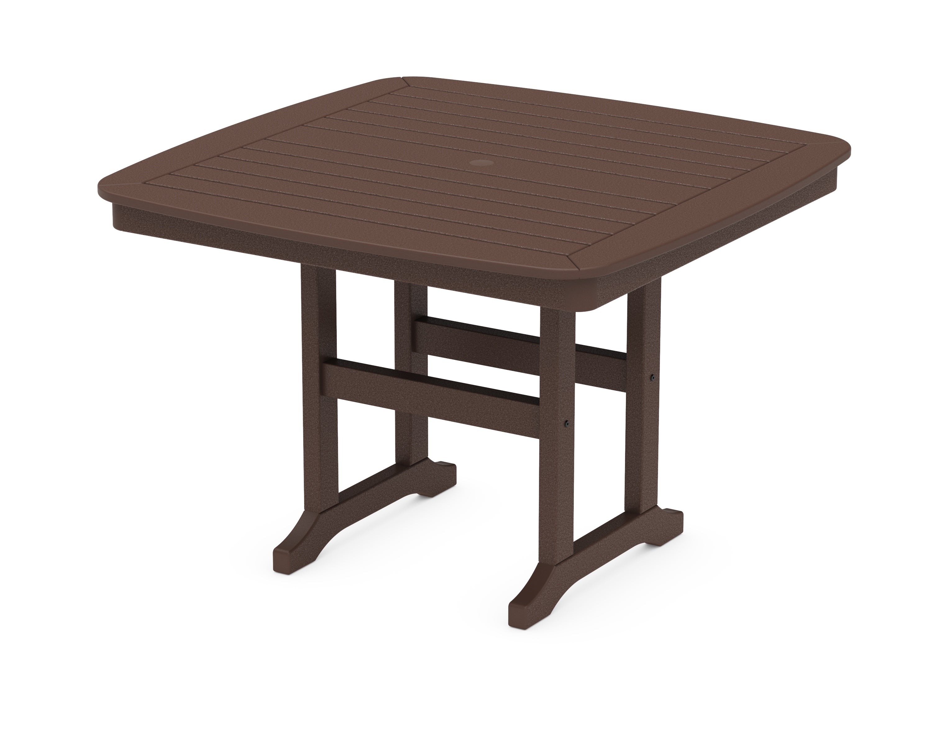 POLYWOOD® Nautical 44" Dining Table in Mahogany