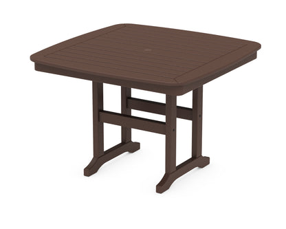 POLYWOOD® Nautical 44" Dining Table in Mahogany