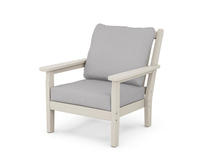 POLYWOOD® Chippendale Deep Seating Chair in Sand / Granite