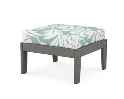 Unbranded Modular Ottoman - Classic in Slate Grey / Leaf Glacier Spa