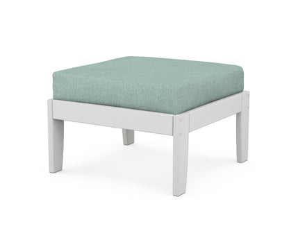 Unbranded Modular Ottoman - Classic in White / Glacier Spa