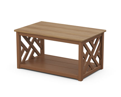POLYWOOD® Chippendale Coffee Table in Teak / Natural