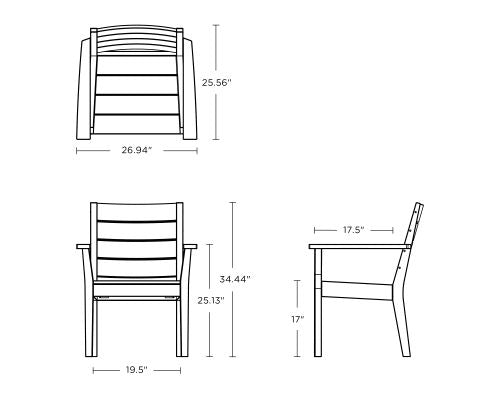 Latitude Dining Arm Chair