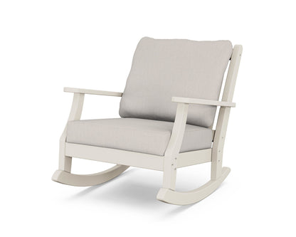 Country Living Wovendale Deep Seating Rocking Chair in Sand / Cast Ash