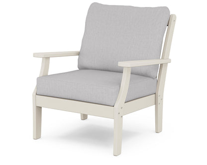 POLYWOOD® Braxton Deep Seating Chair in Sand / Granite