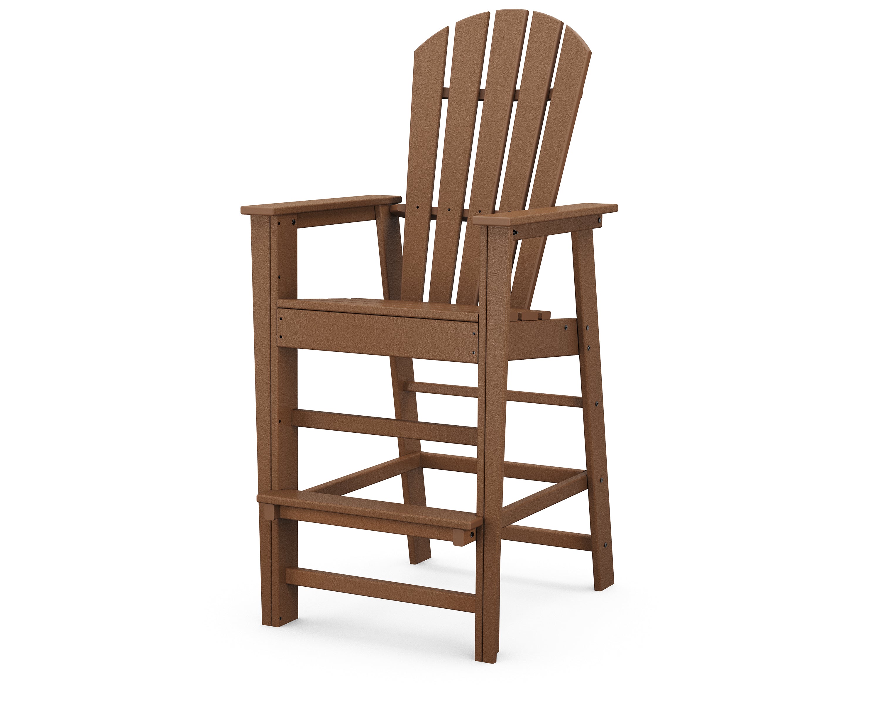 POLYWOOD® South Beach Bar Chair in Teak
