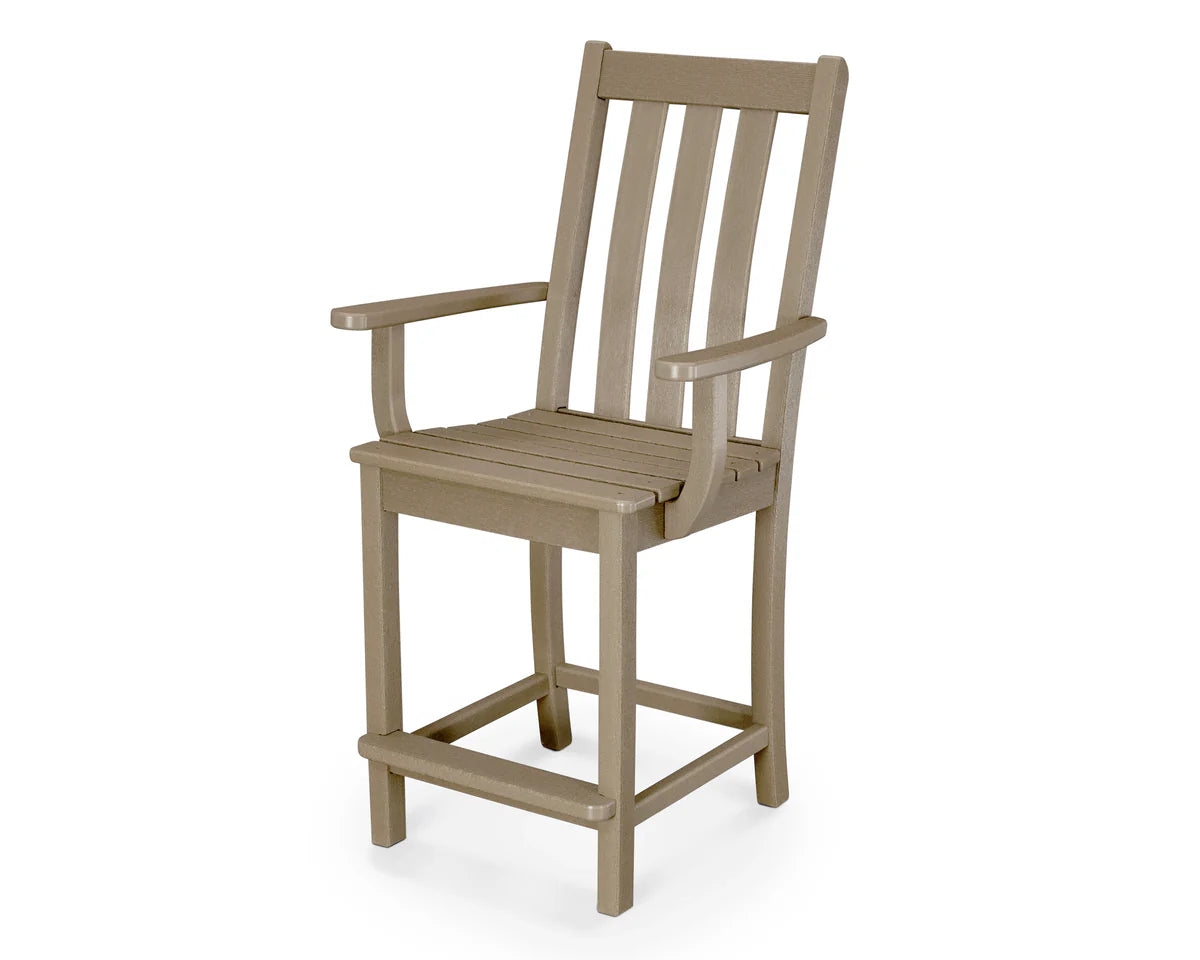 Vineyard Counter Arm Chair