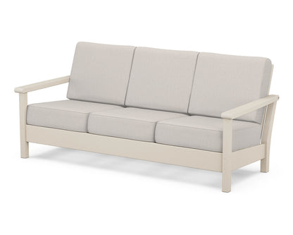 POLYWOOD® Harbour Deep Seating Sofa in Sand / Cast Ash