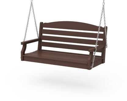 POLYWOOD® Savannah 48" Swing in Mahogany