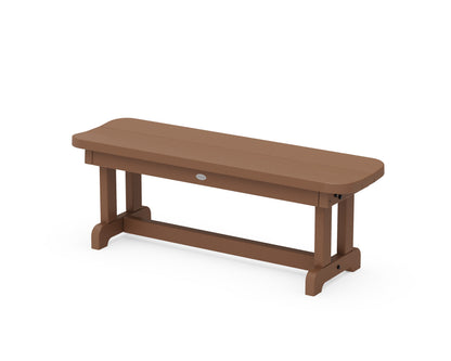 POLYWOOD® Park 48" Backless Bench in Teak