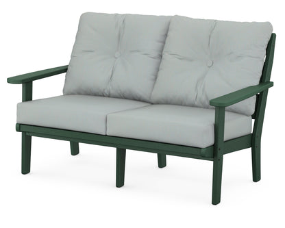 POLYWOOD® Lakeside Deep Seating Loveseat in Green / Spa