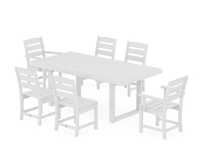 POLYWOOD® Lakeside 7-Piece Dining Set in White