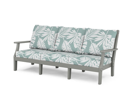 Country Living Wovendale Deep Seating Sofa in Slate Grey / Leaf Glacier Spa
