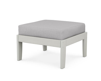 Unbranded Modular Ottoman - Classic in Vintage White / Granite