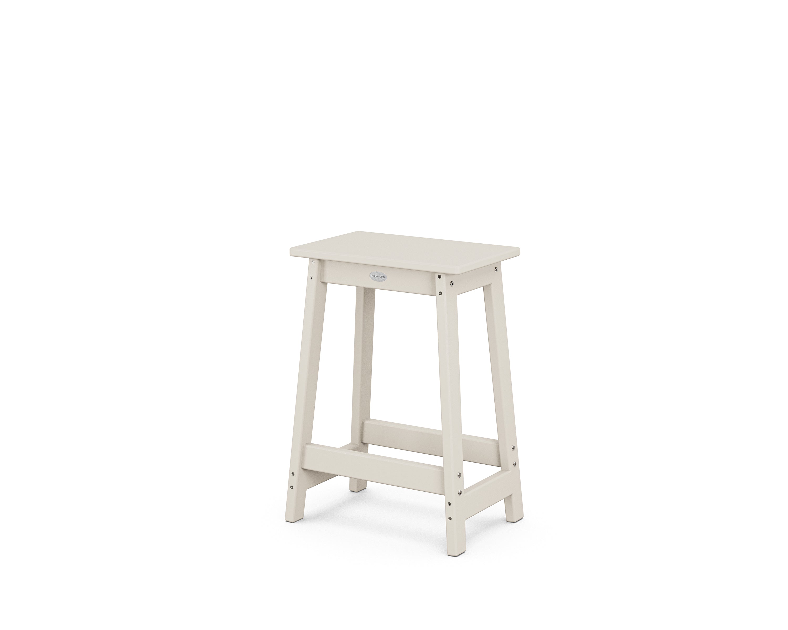 POLYWOOD® Modern Studio Counter Stool in Sand
