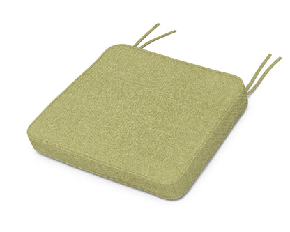 Martha Stewart by POLYWOOD® Chinoiserie Arm Chair Seat Cushion in Chartreuse Boucle