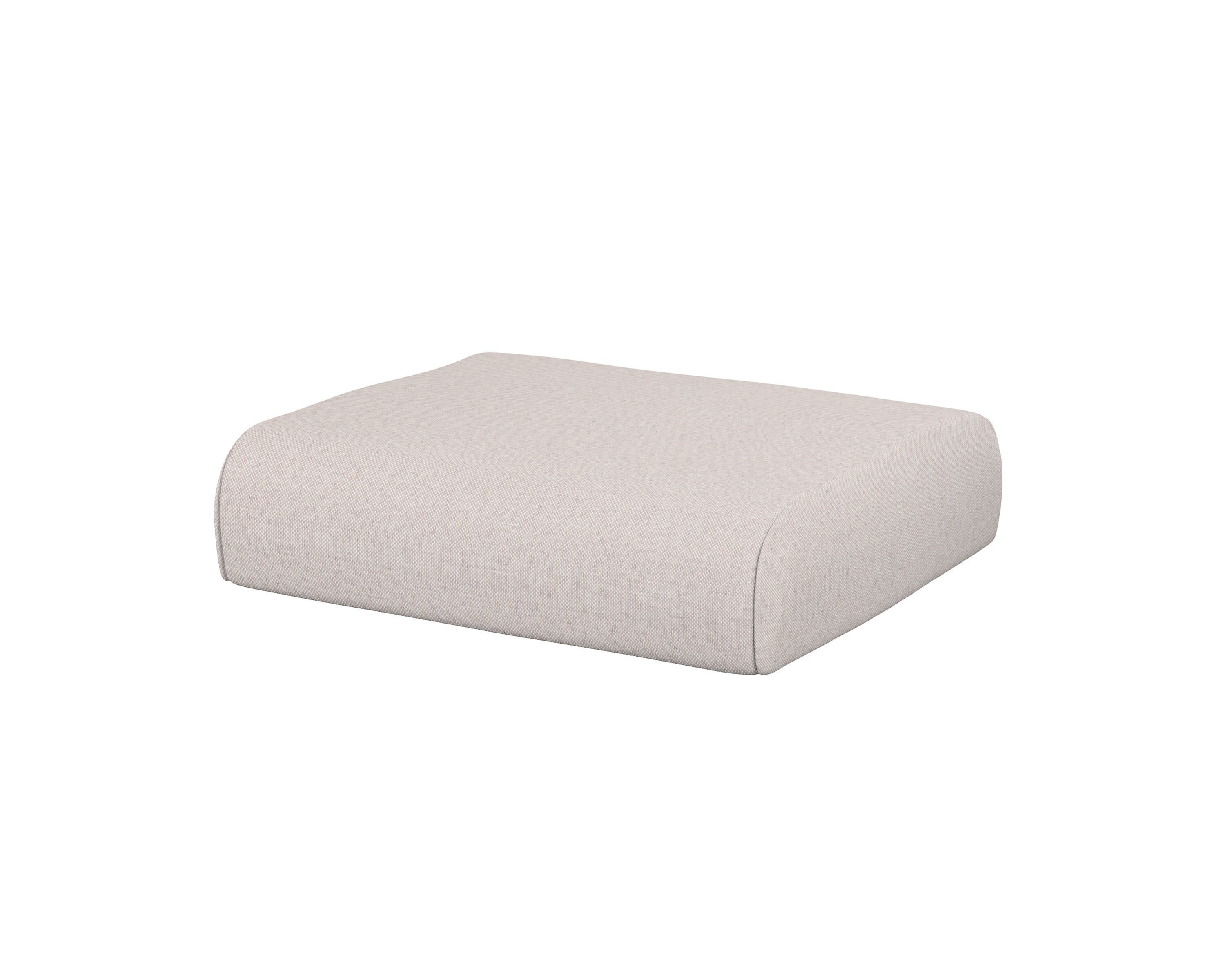 POLYWOOD® Club Ottoman Cushion in Dune Burlap