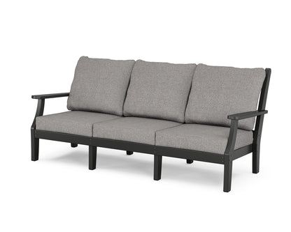 Country Living Wovendale Deep Seating Sofa in Black / Grey Mist