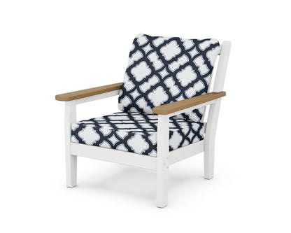 Chippendale Deep Seating Chair - White