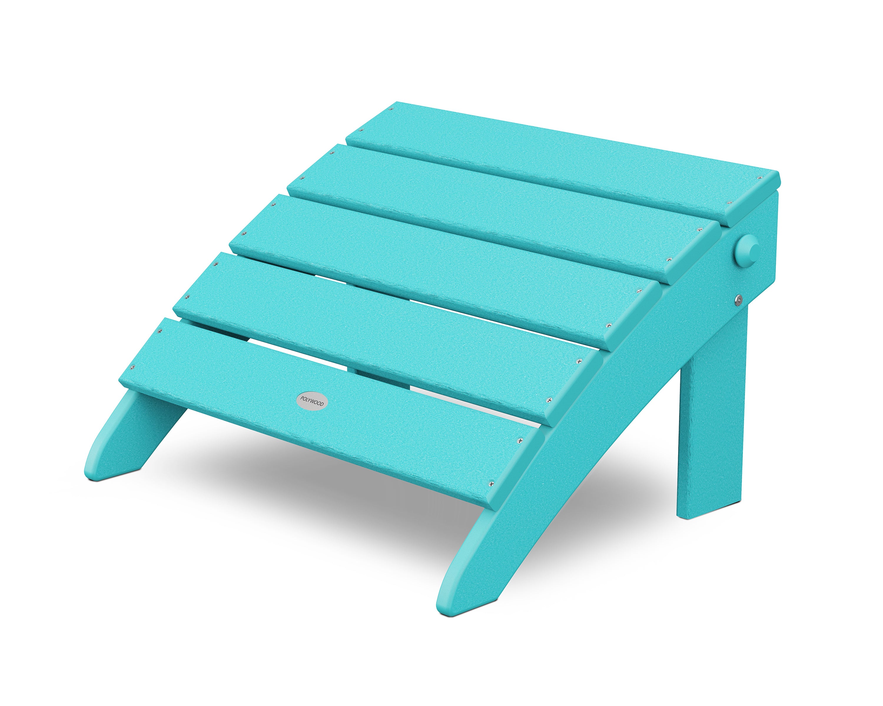 POLYWOOD® Classic Oversized Adirondack Folding Ottoman in Aruba