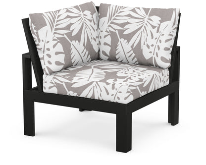 Unbranded Modular Corner Chair in Black / Leaf Grey Mist