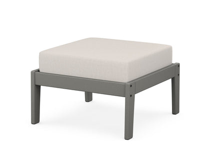 Unbranded Deep Seating Ottoman in Slate Grey / Cast Ash