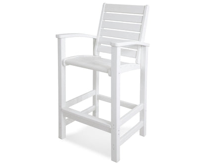POLYWOOD® Signature Bar Chair in White