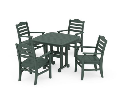 POLYWOOD® Savannah 5-Piece Dining Set in Green