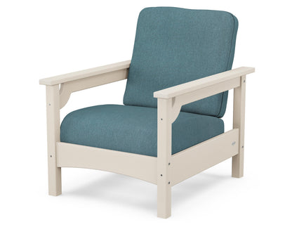 POLYWOOD® Club Chair in Sand / Ocean Teal