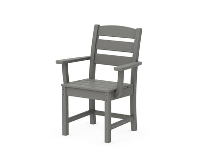 POLYWOOD® Lakeside Dining Arm Chair in Slate Grey