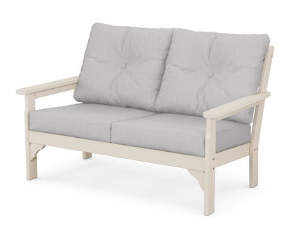 POLYWOOD® Vineyard Deep Seating Loveseat in Sand / Granite