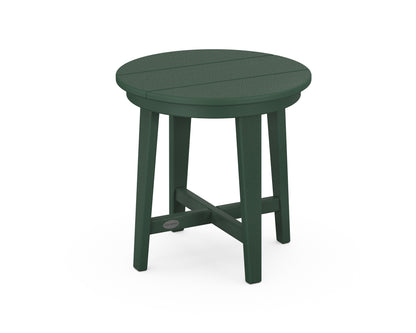 POLYWOOD® Newport 19" Round End Table in Green