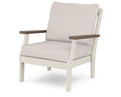 POLYWOOD® Braxton Deep Seating Chair in Sand / Kona / Dune Burlap
