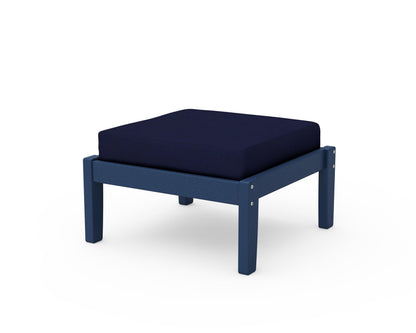 Unbranded Deep Seating Ottoman in Navy / Navy