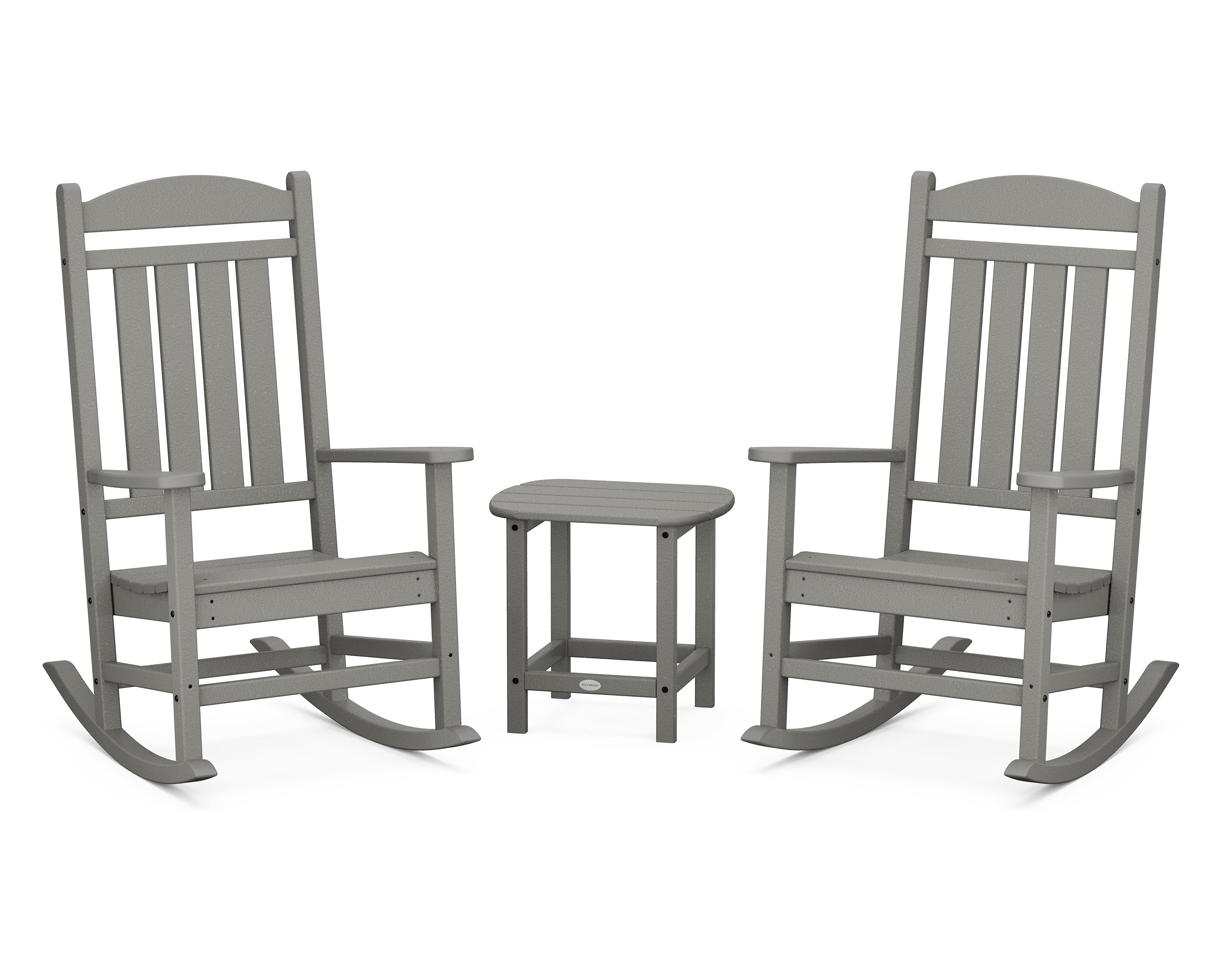 POLYWOOD® Presidential Rocker 3-Piece Set in Slate Grey