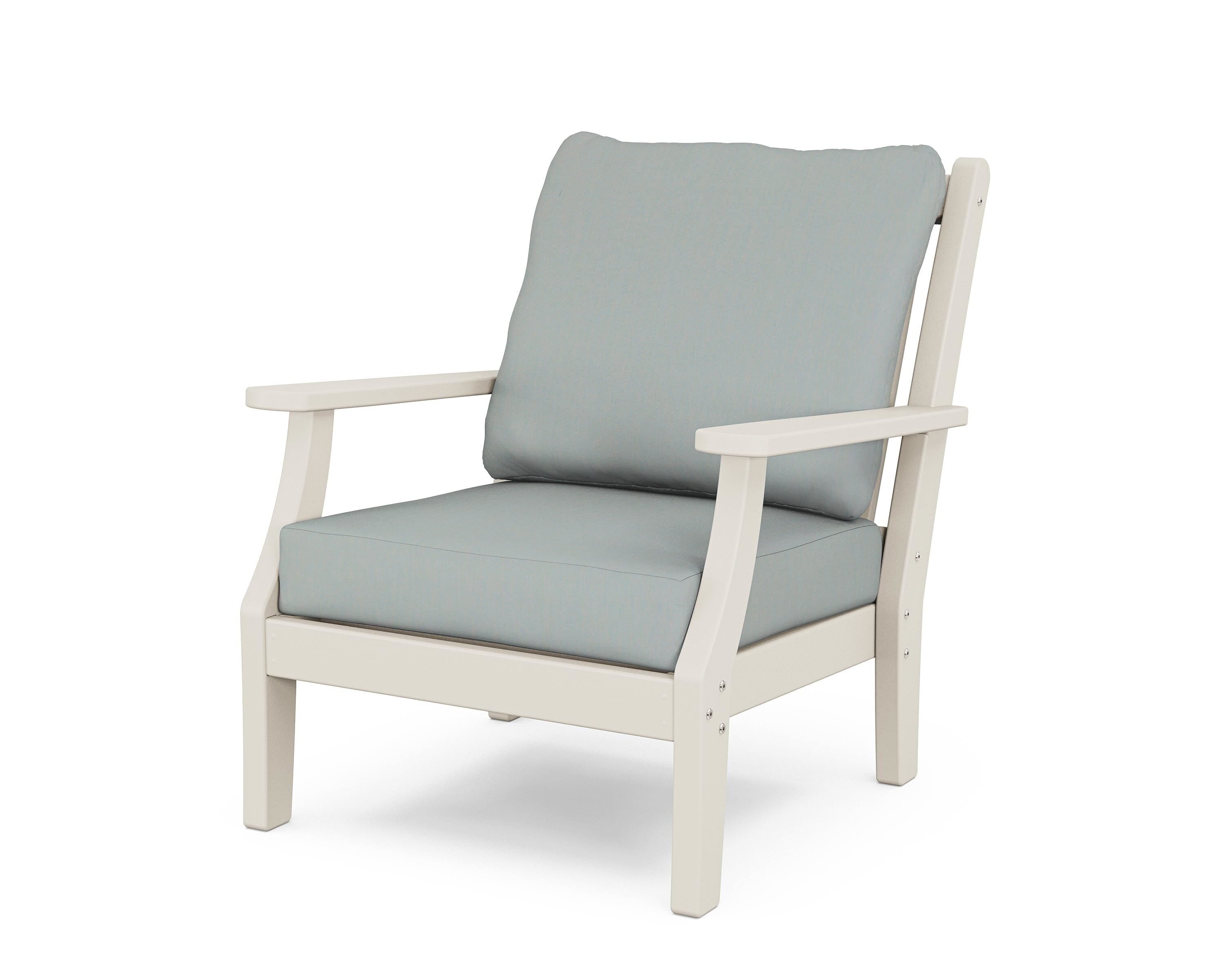 Country Living Wovendale Deep Seating Chair in Sand / Spa