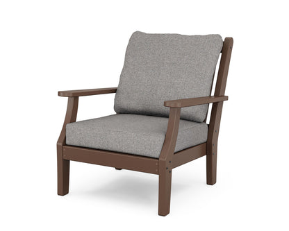 Country Living Wovendale Deep Seating Chair in Mahogany / Grey Mist