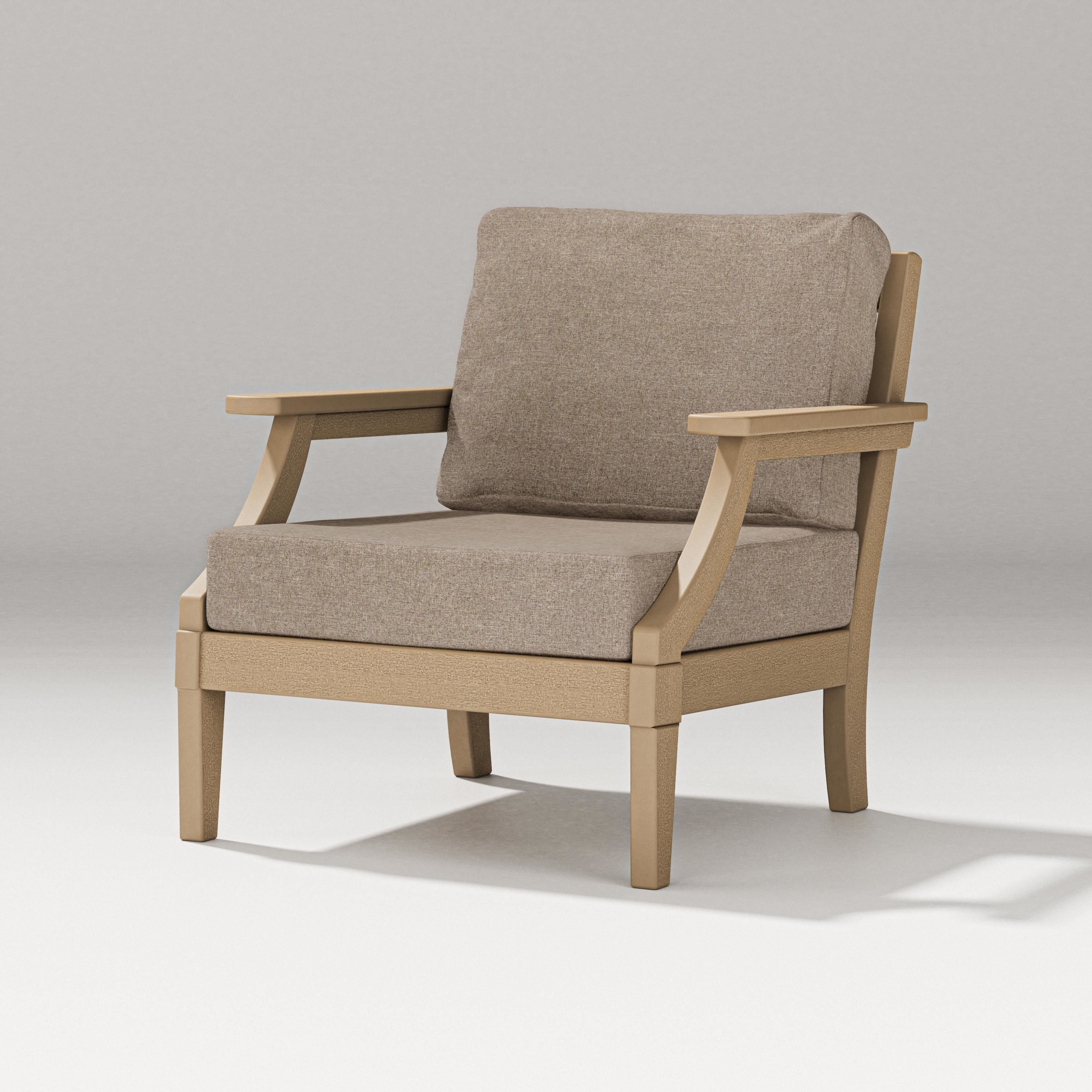 PW Designer Series Estate Lounge Chair in Vintage Sahara / Spiced Burlap