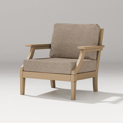 PW Designer Series Estate Lounge Chair in Vintage Sahara / Spiced Burlap