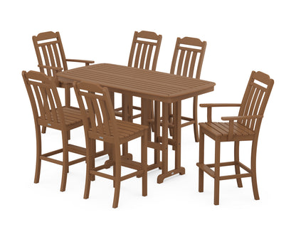Country Living Cottage 7-Piece Bar Set in Teak