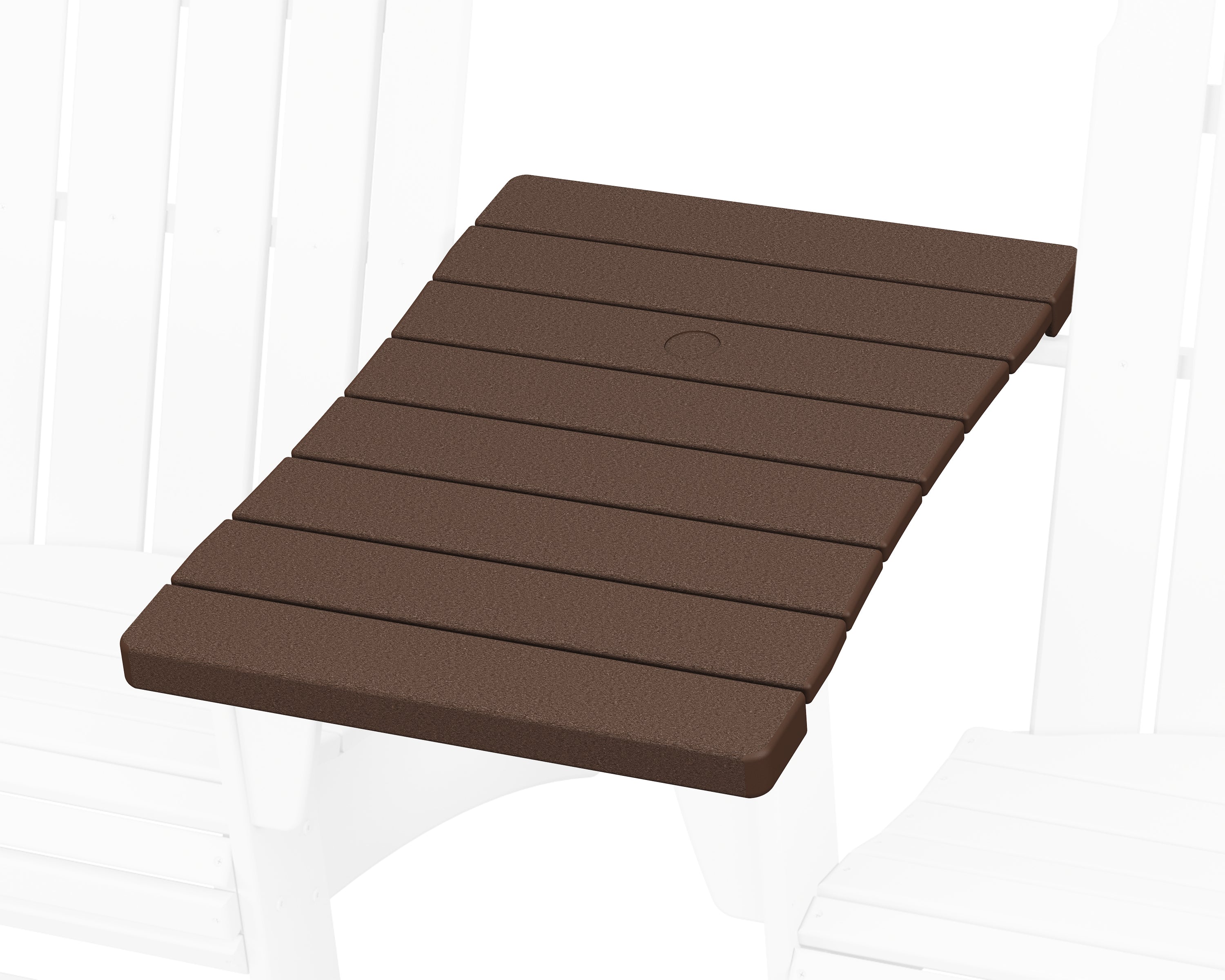 POLYWOOD® 600 Series Straight Adirondack Connecting Table in Mahogany