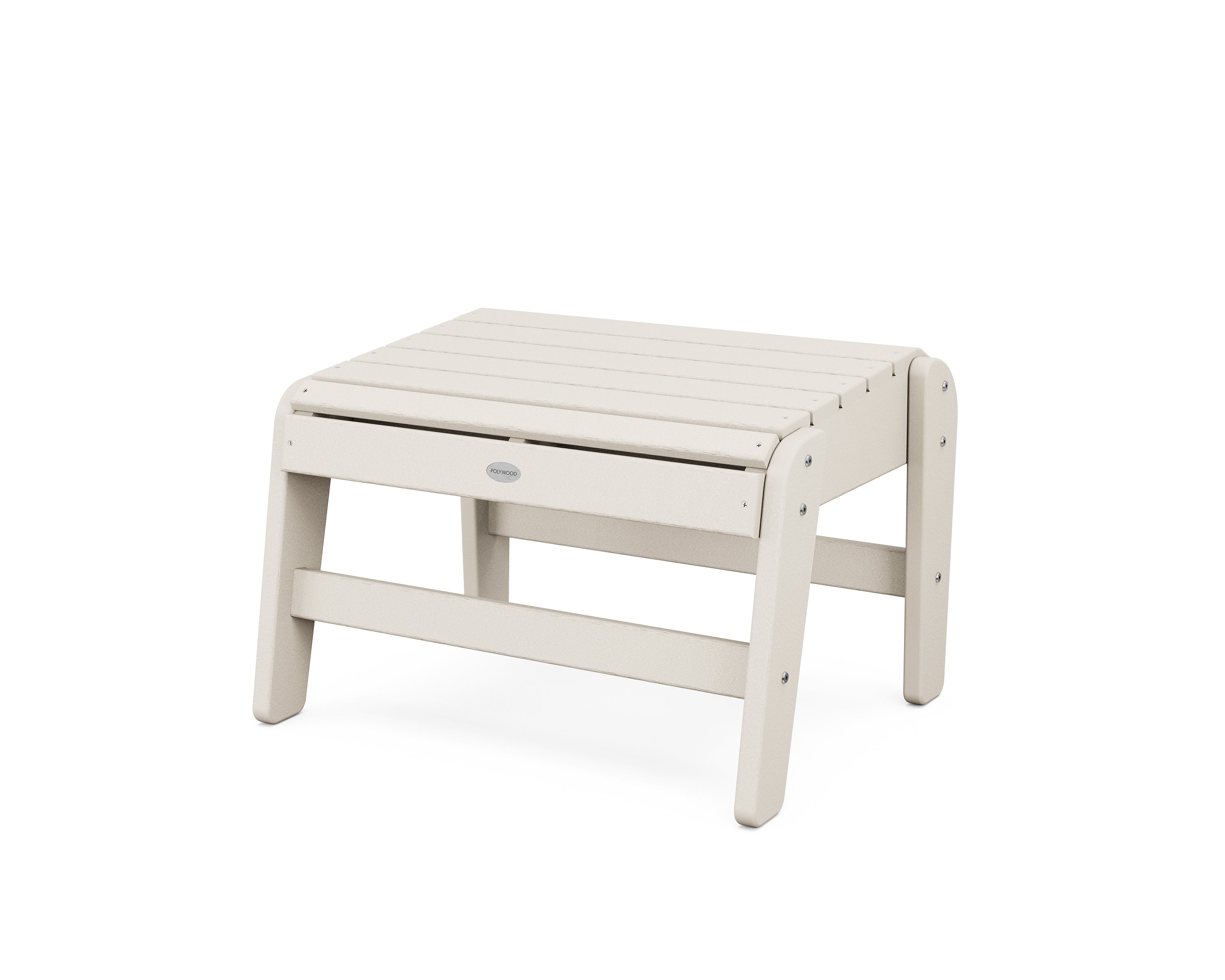 POLYWOOD® Grand Upright Adirondack Ottoman in Sand