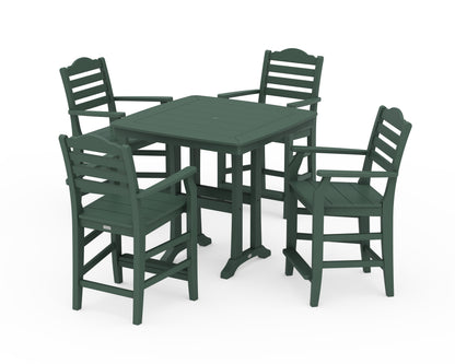 Draper James™ by  POLYWOOD® Savannah 5-Piece Counter Set with Trestle Legs in Green