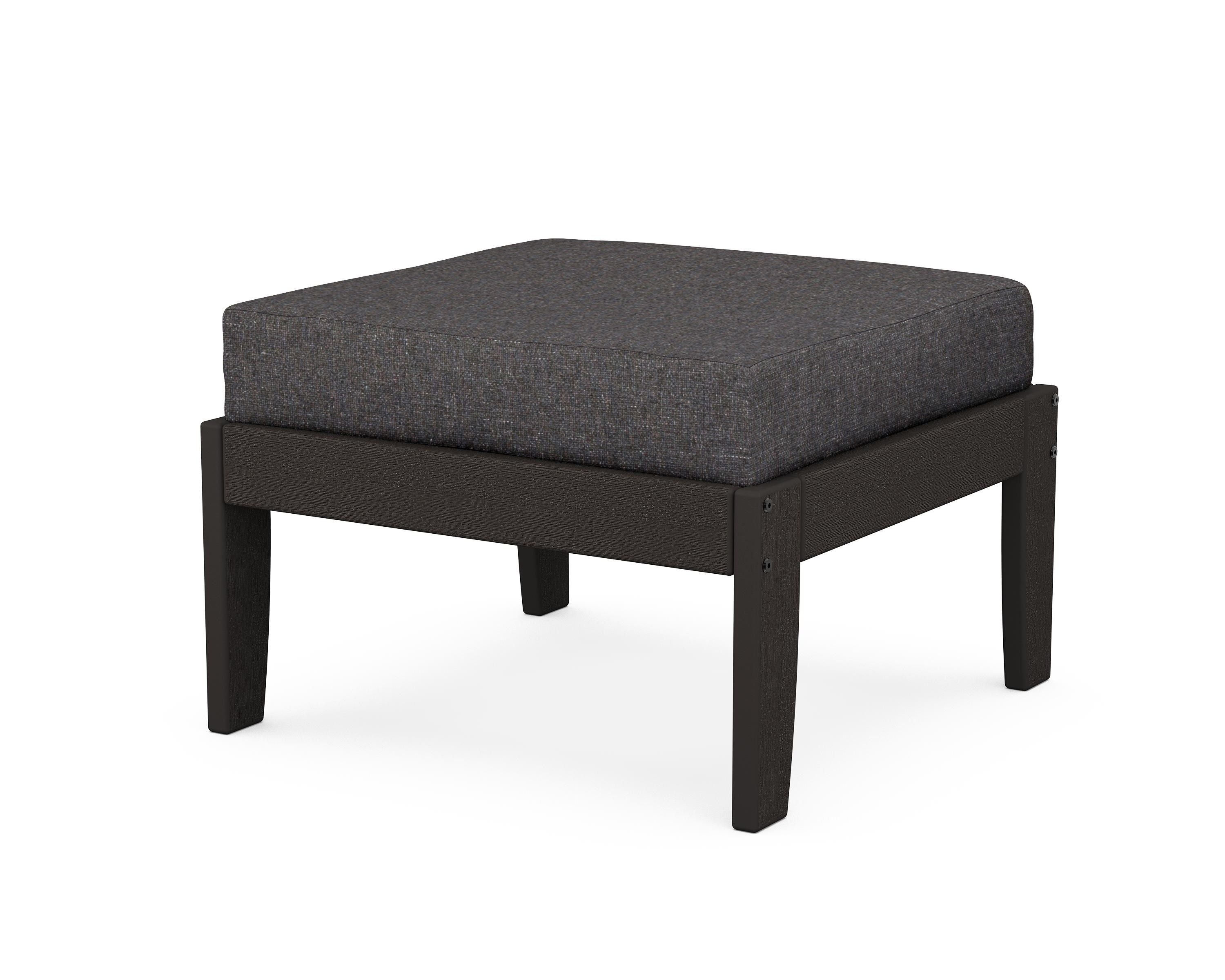 Unbranded Modular Ottoman - Classic in Vintage Coffee / Ash Charcoal